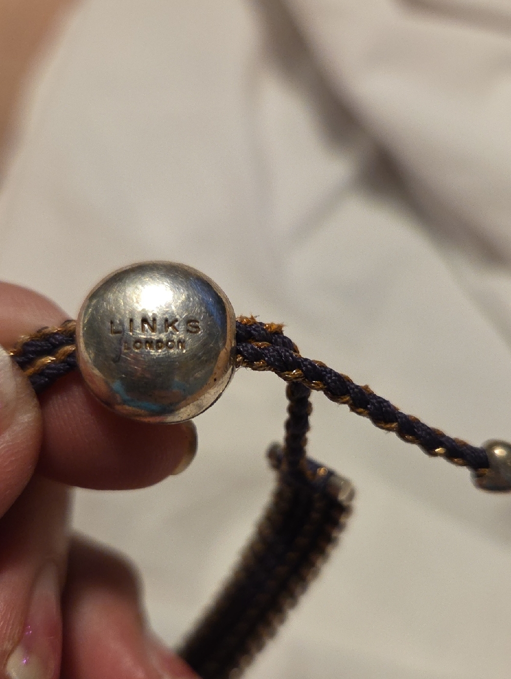 Links Of London Sterling Silver Friendship Bracelet.